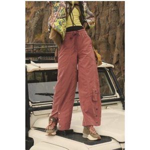 Free People Movement Stadium Pants Henna XS Maroon Red